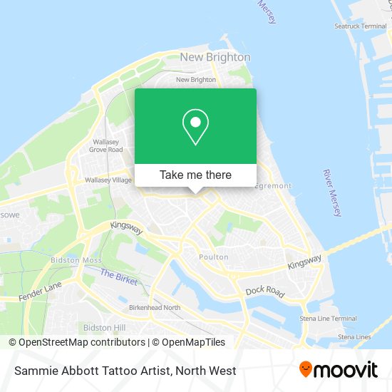 Sammie Abbott Tattoo Artist map