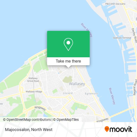 Majocosalon map