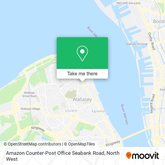Amazon Counter-Post Office Seabank Road map