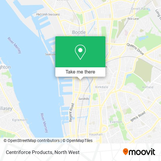 Centriforce Products map