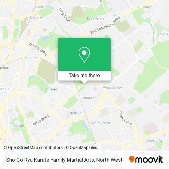 Sho Go Ryu Karate Family Martial Arts map