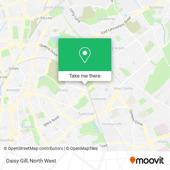 Daisy Gill map