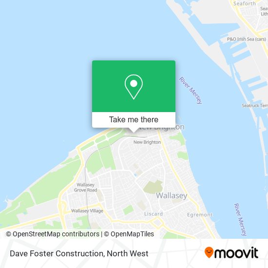 Dave Foster Construction map