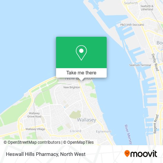 Heswall Hills Pharmacy map