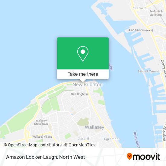 Amazon Locker-Laugh map