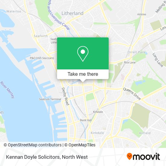 Kennan Doyle Solicitors map