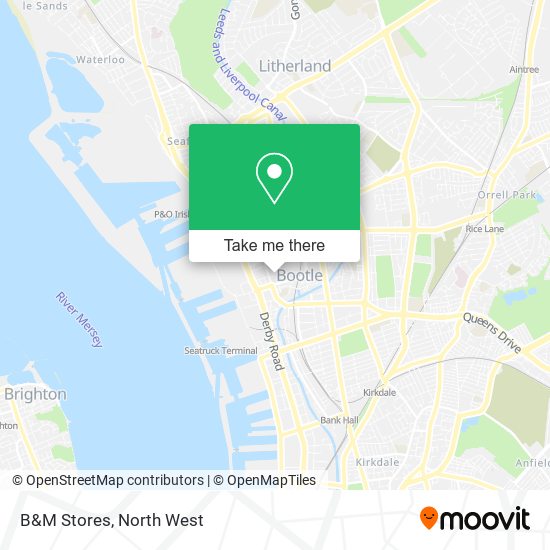 B&M Stores map