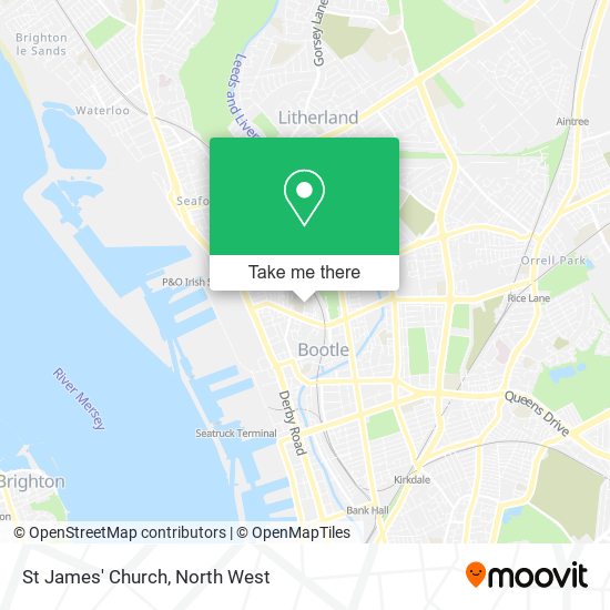 St James' Church map