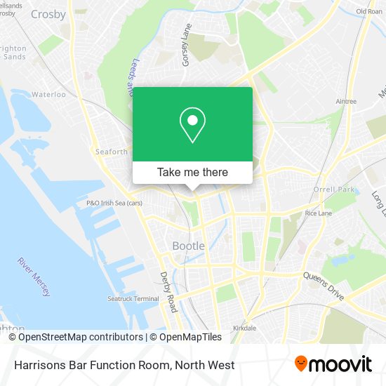 Harrisons Bar Function Room map