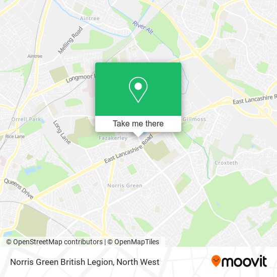 Norris Green British Legion map