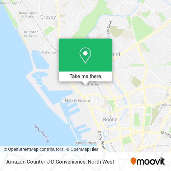 Amazon Counter-J D Convenience map