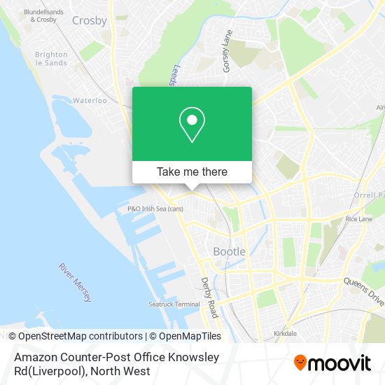 Amazon Counter-Post Office Knowsley Rd(Liverpool) map
