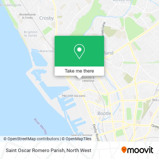 Saint Oscar Romero Parish map