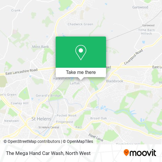 The Mega Hand Car Wash map