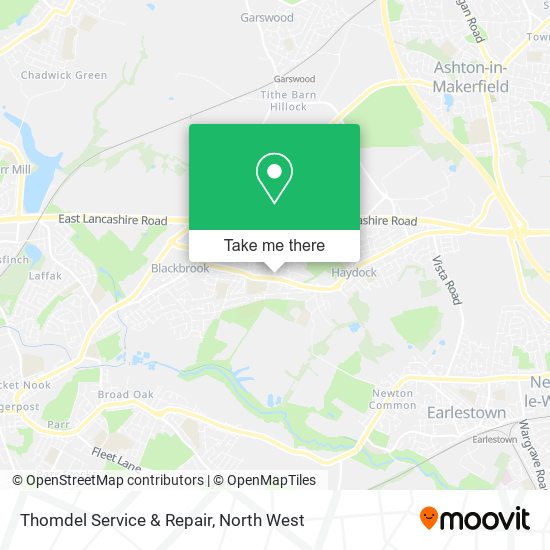 Thomdel Service & Repair map