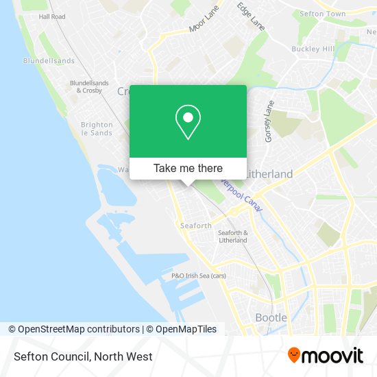 Sefton Council map