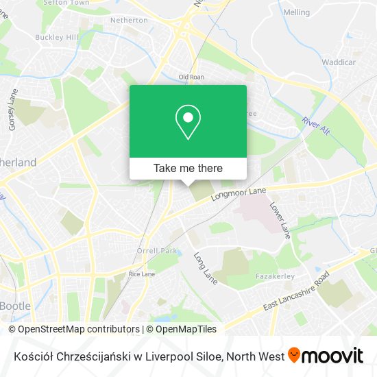 Kościół Chrześcijański w Liverpool Siloe map