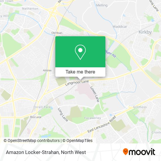 Amazon Locker-Strahan map