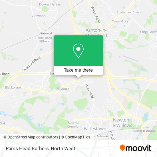 Rams Head Barbers map