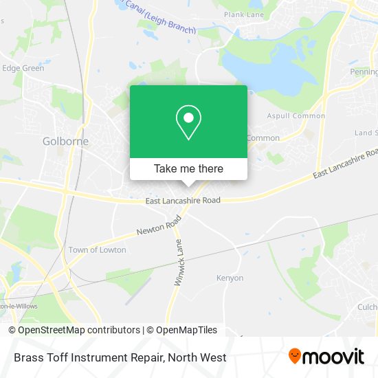 Brass Toff Instrument Repair map