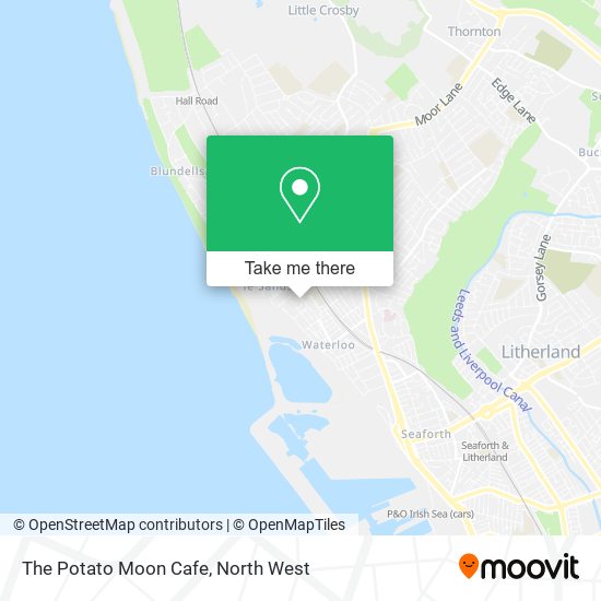 The Potato Moon Cafe map