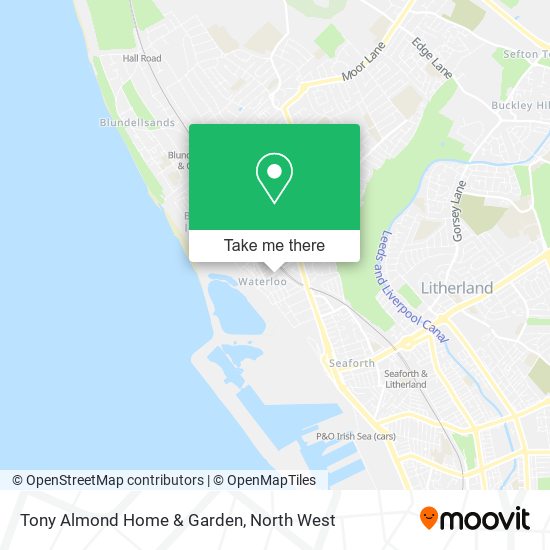 Tony Almond Home & Garden map