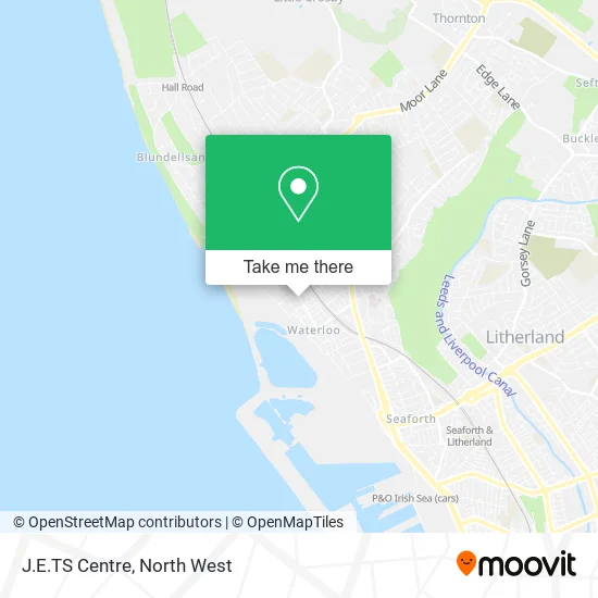 J.E.TS Centre map