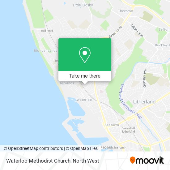 Waterloo Methodist Church map