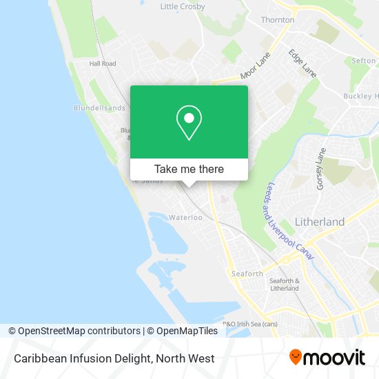Caribbean Infusion Delight map
