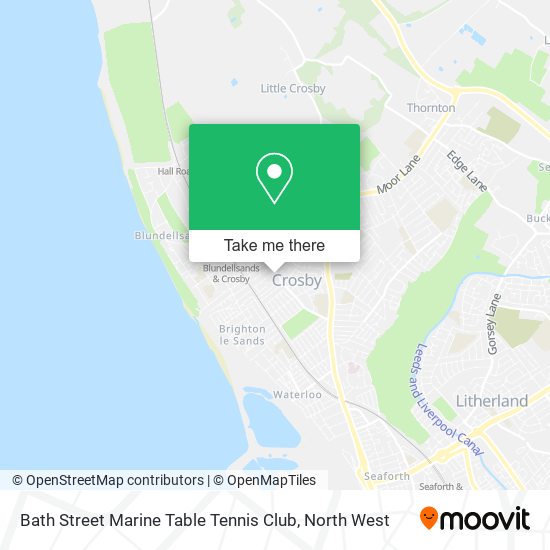Bath Street Marine Table Tennis Club map