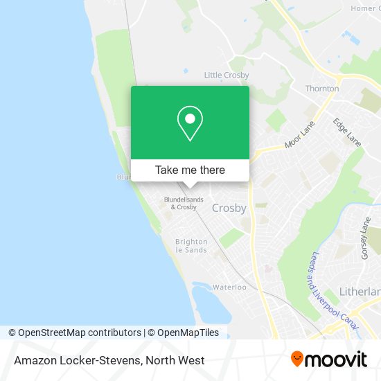 Amazon Locker-Stevens map