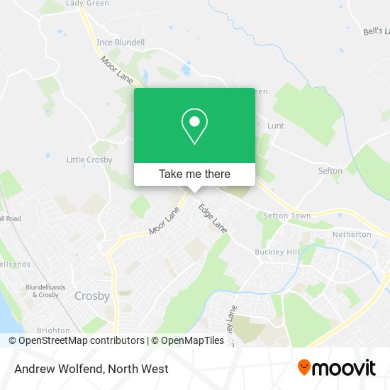 Andrew Wolfend map
