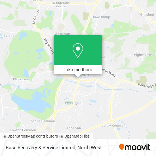 Base Recovery & Service Limited map