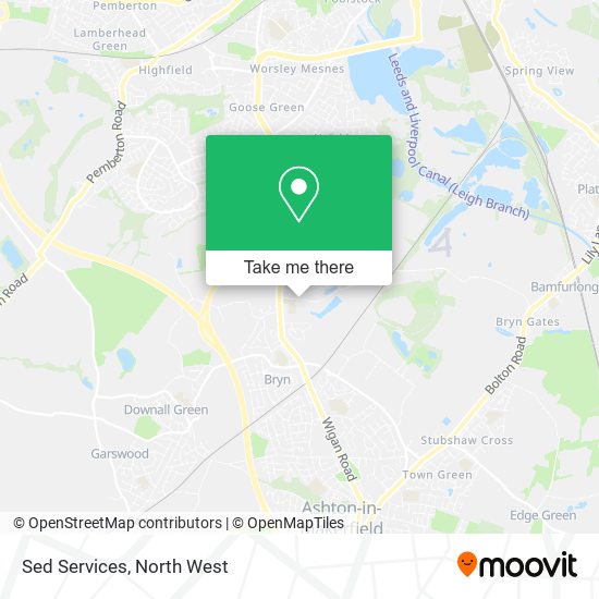 Sed Services map