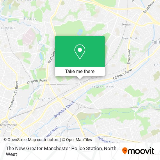 The New Greater Manchester Police Station map