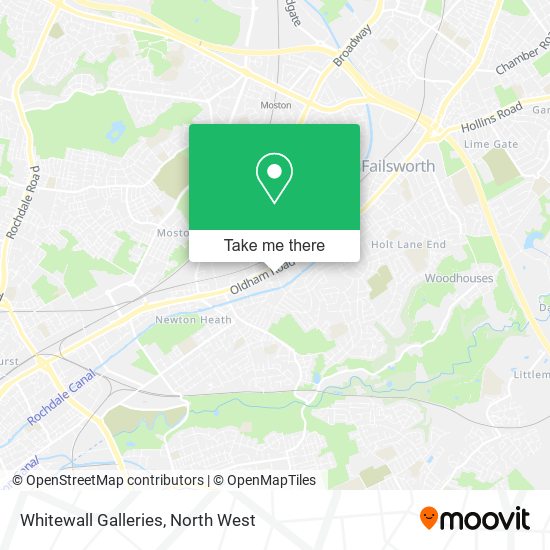Whitewall Galleries map