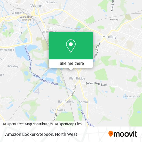 Amazon Locker-Stepson map