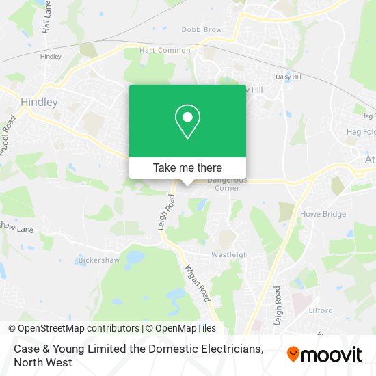 Case & Young Limited the Domestic Electricians map