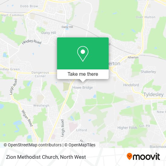 Zion Methodist Church map