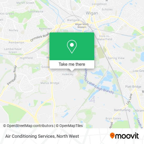 Air Conditioning Services map