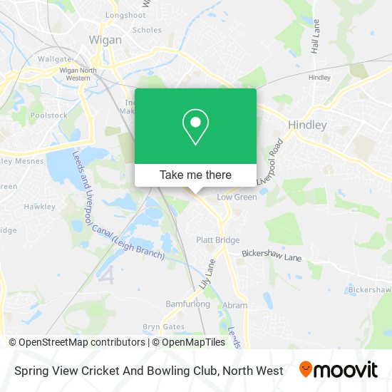 Spring View Cricket And Bowling Club map