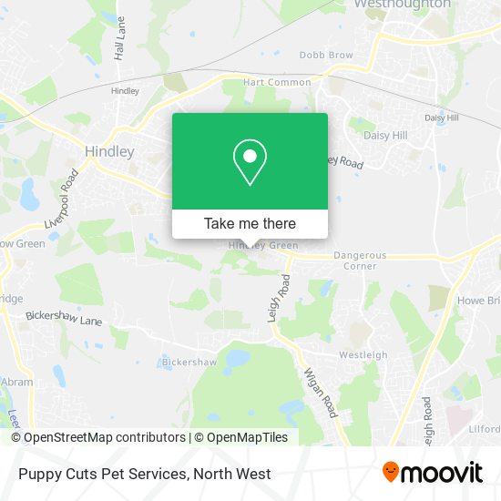 Puppy Cuts Pet Services map