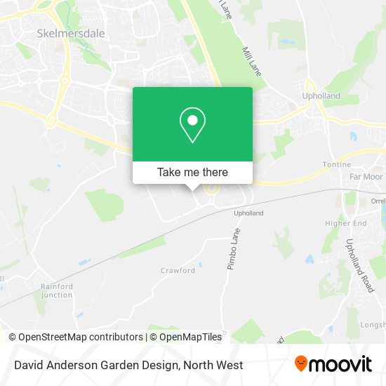 David Anderson Garden Design map