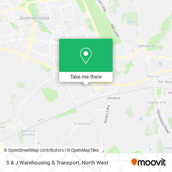 S & J Warehousing & Transport map