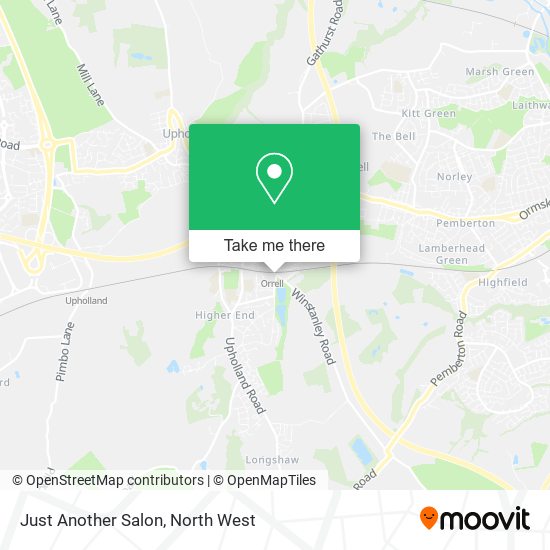 Just Another Salon map