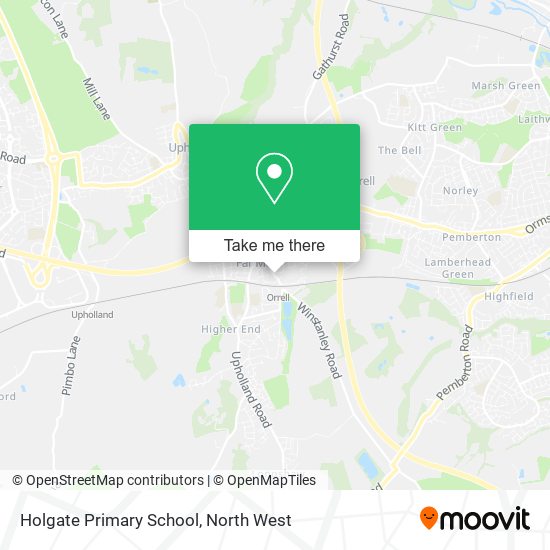 Holgate Primary School map