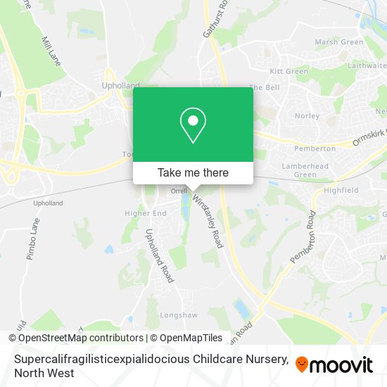 Supercalifragilisticexpialidocious Childcare Nursery map