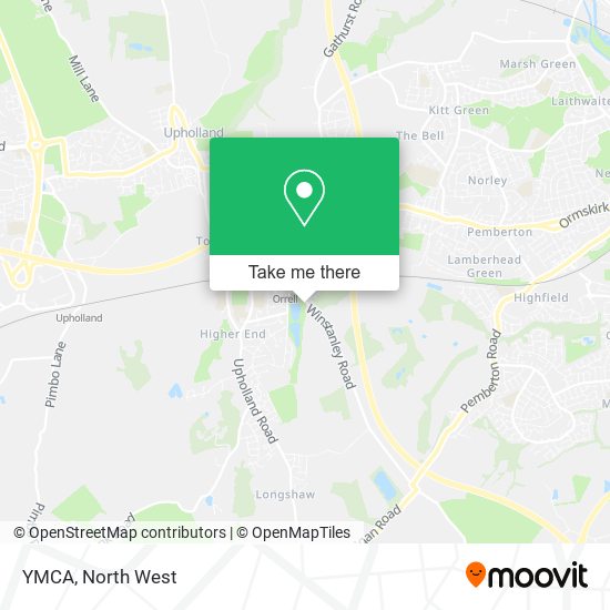 YMCA map