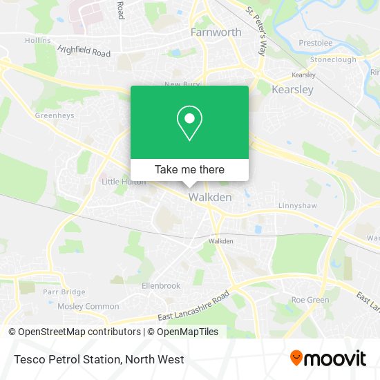 Tesco Petrol Station map