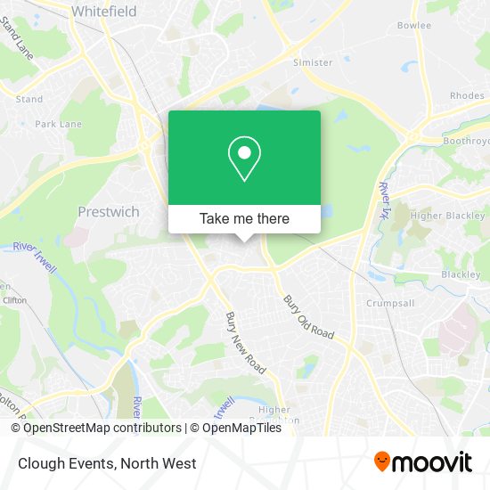 Clough Events map